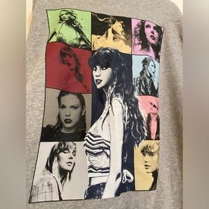 Taylor Swift Eras Tour Gray Quarter Zip 2xl xxl Midnights Version